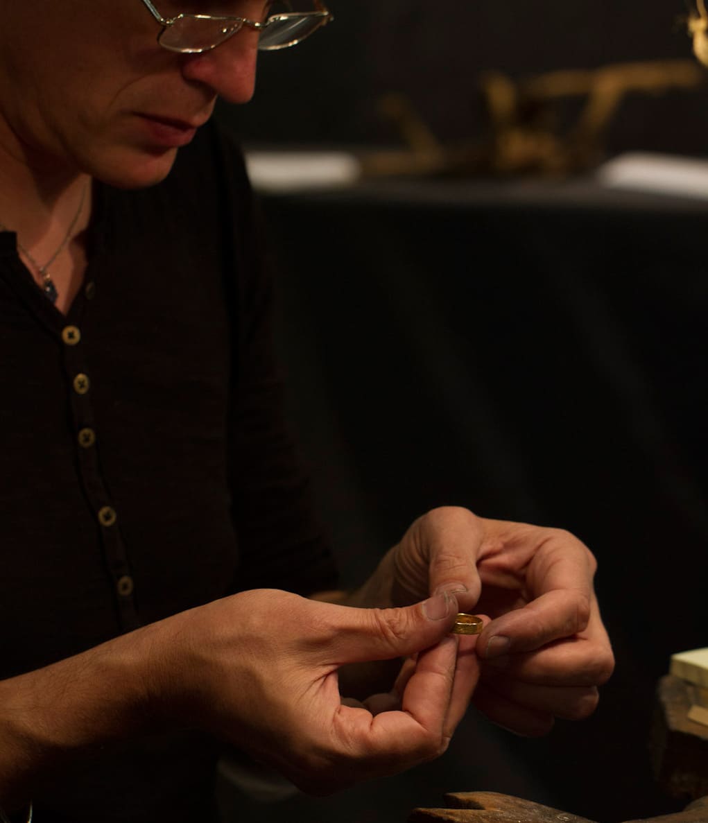 Yves-Dominique Audollent, artisan bijoutier créateur mariage