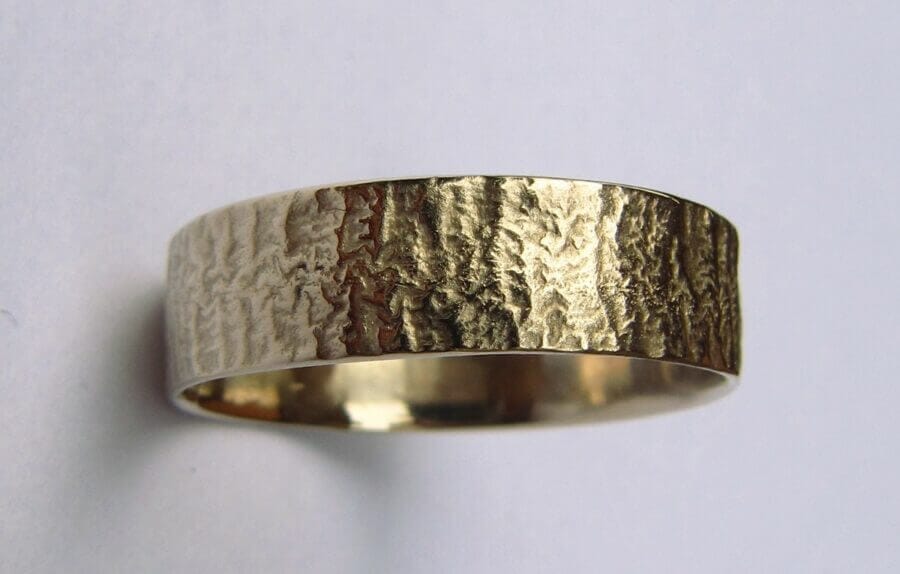 Alliances Cascade de Lumière – Or Blanc Naturel – Atelier du Soleil Fou Alliance Cascade de Lumière - or blanc naturel - Collection « Nos Inspirations : Feu » - Atelier du Soleil Fou