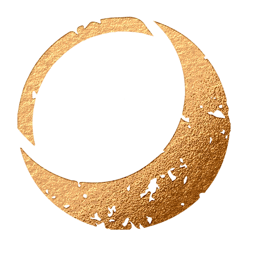 Icône symbole de l'Atelier du Soleil Fou et de la Lune Amoureuse.  