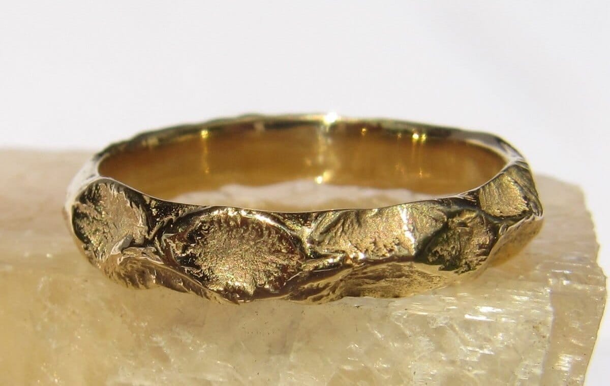 Alliance Forge de Vie - or jaune - Collection « Nos Inspirations : Feu » - Atelier du Soleil Fou